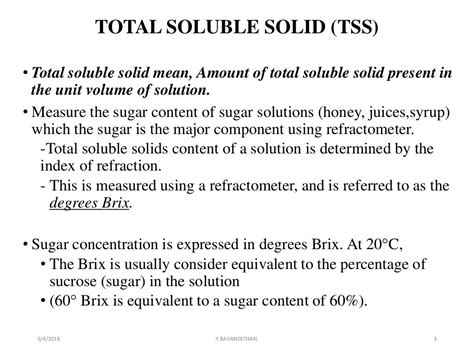 total soluble solids meaning|(PDF) ESTIMATION OF TOTAL SOLUBLE SOLIDS (TSS).